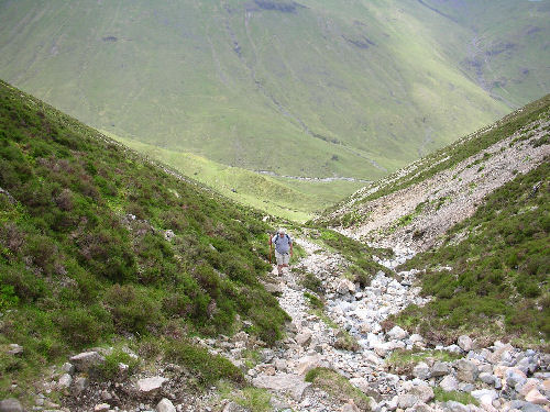 Malc climbing Loft Beck